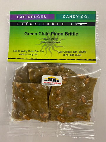 Green Chile Piñon Brittle